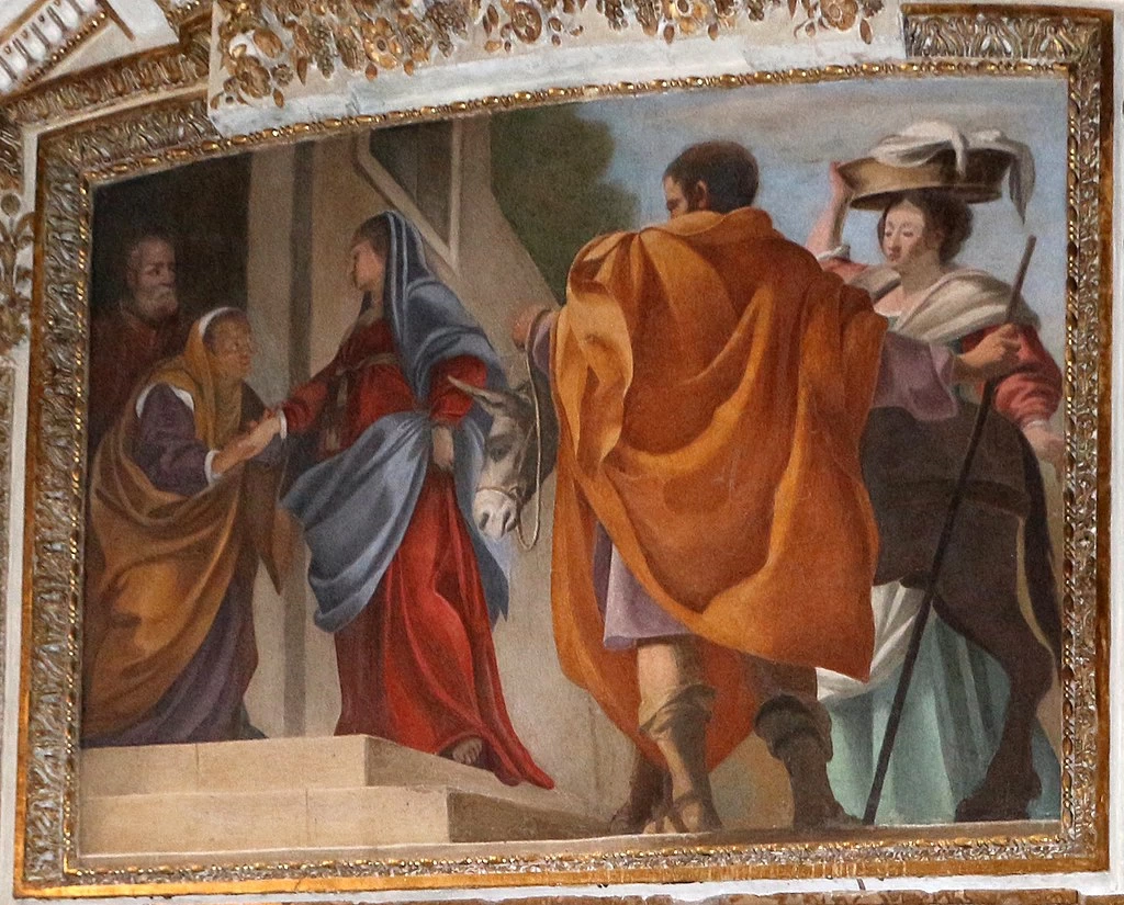 Volta con la vita di Maria - Visitazione, San Lorenzo in Lucina (Roma)